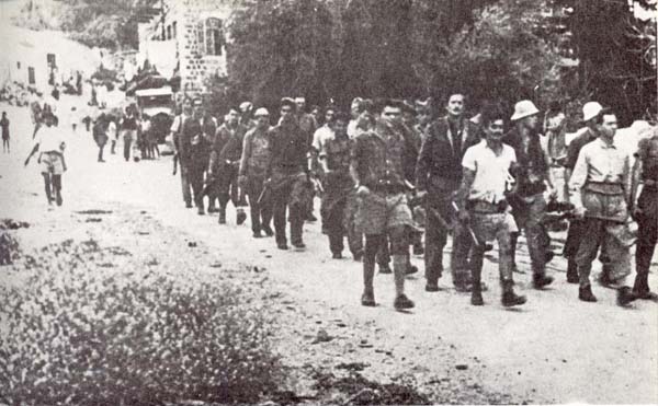 מצעד בטבריה לאחר שחרור העיר